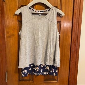 Eyeshadow Layered Tank NWT Size Small